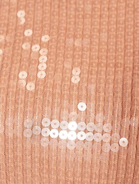 Sequin Crop T-Shirt