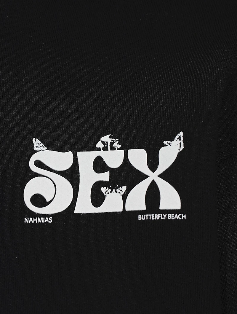 On The Beach Cotton Hoodie