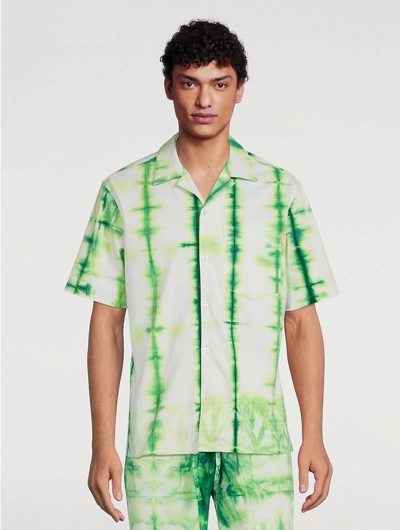 Tie-Dyed Boxy Shirt
