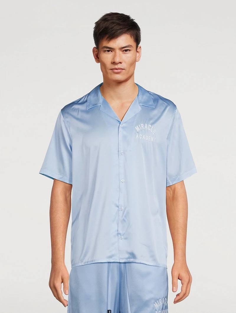 Miracle Academy Silk Short-Sleeve Shirt