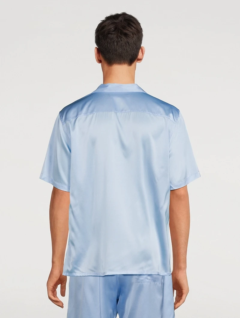 Miracle Academy Silk Short-Sleeve Shirt