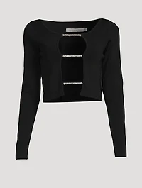 Crystal Lattice Long Sleeve Top