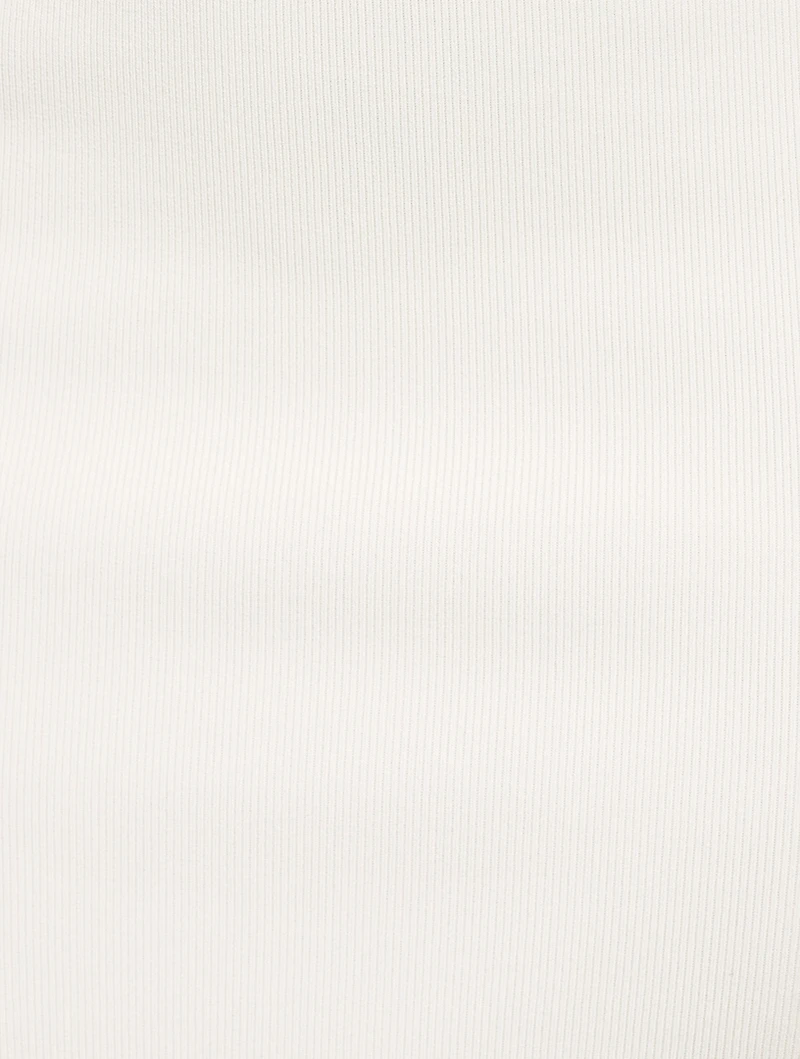 Split Micro Knit Midi Skirt