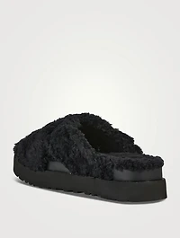 Fuzz Sugar Platform Slide Sandals