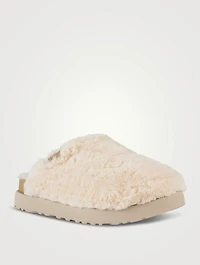 Fuzz Sugar Platform Slippers