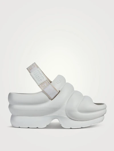 Aww Yeah Rubber Slingback Clogs