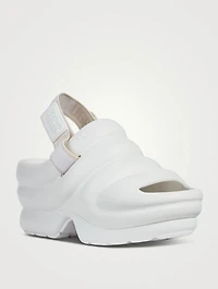 Aww Yeah Rubber Slingback Clogs
