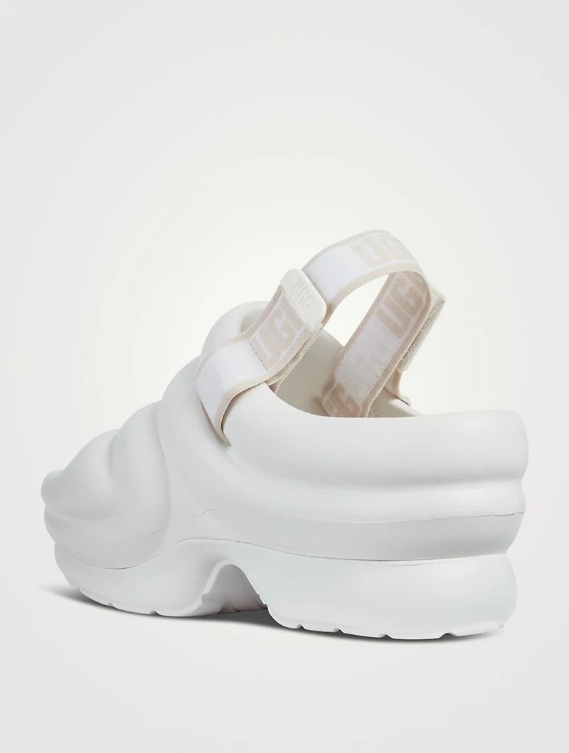 Aww Yeah Rubber Slingback Clogs