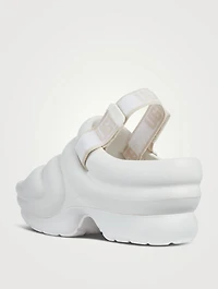 Aww Yeah Rubber Slingback Clogs