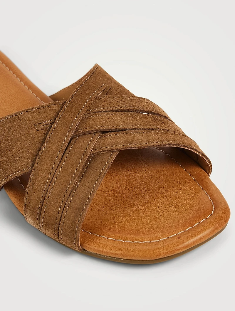Kenleigh Suede Slide Sandals