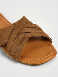 Kenleigh Suede Slide Sandals