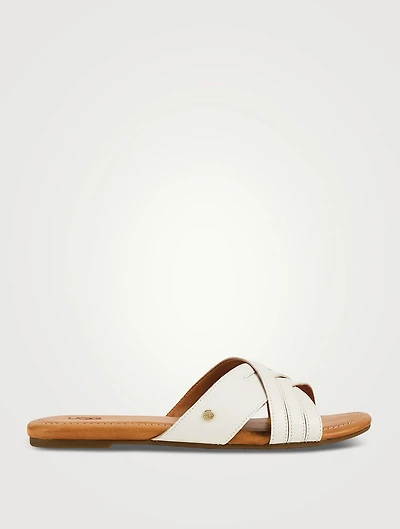 Kenleigh Leather Slide Sandals