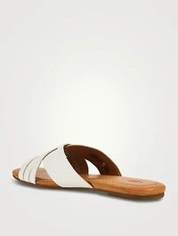 Kenleigh Leather Slide Sandals