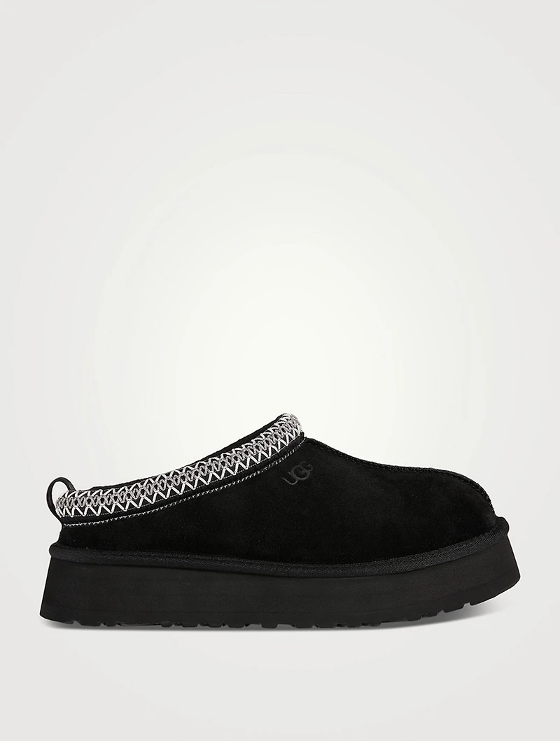 Tazz Suede And Sheepskin Slippers