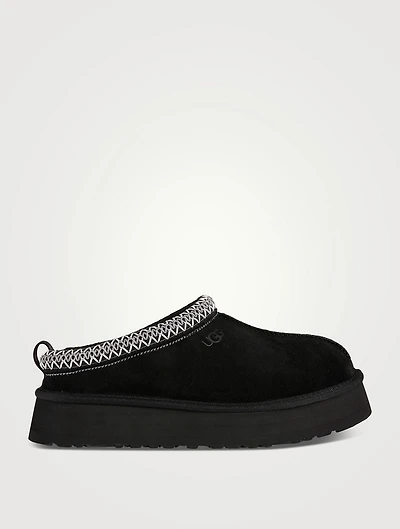 Tazz Suede And Sheepskin Slippers