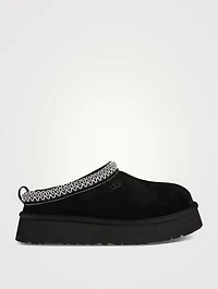 Tazz Suede And Sheepskin Slippers