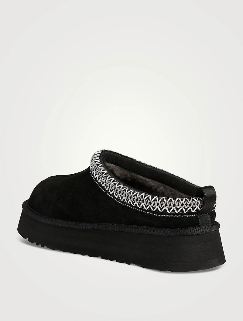 Tazz Suede And Sheepskin Slippers