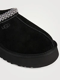 Tazz Suede And Sheepskin Slippers