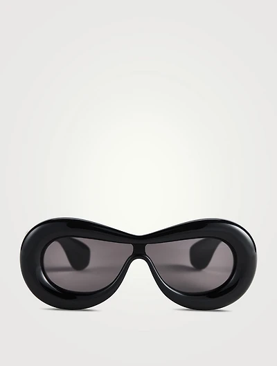 Puffy Aviator Sunglasses
