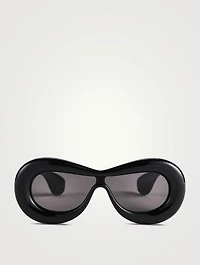 Puffy Aviator Sunglasses