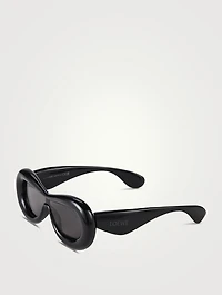 Puffy Aviator Sunglasses