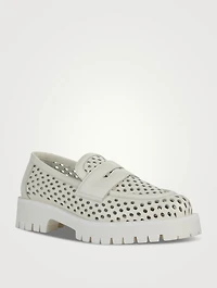 Belford Perforated Leather Loafers