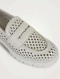 Belford Perforated Leather Loafers