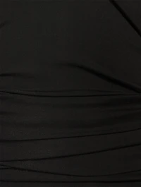 Ruched Halter Mini Dress
