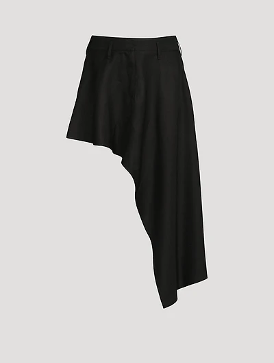 Asymmetric Mini Skirt