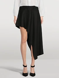 Asymmetric Mini Skirt