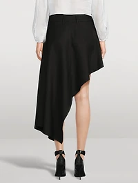 Asymmetric Mini Skirt