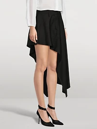 Asymmetric Mini Skirt