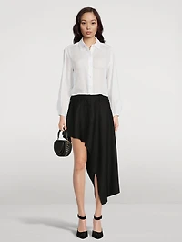 Asymmetric Mini Skirt