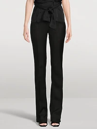Low-Rise Slim Trousers