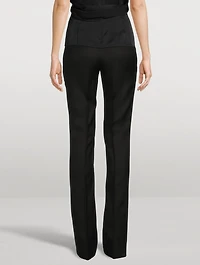 Low-Rise Slim Trousers