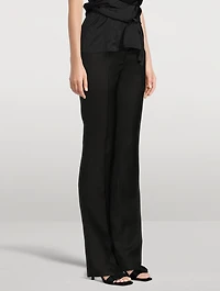 Low-Rise Slim Trousers