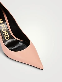 Iconic T Leather Pumps