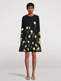 Tulip Jacquard Cardigan