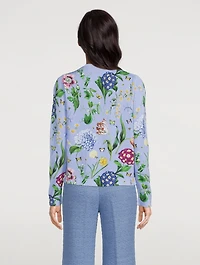 Cardigan Multi-Floral Print
