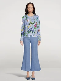 Cardigan Multi-Floral Print