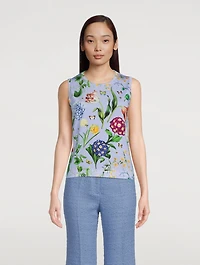 Tank Top Multi-Floral Print