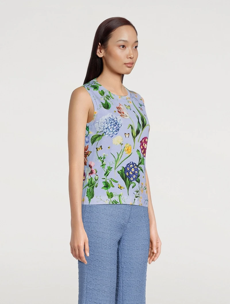 Tank Top Multi-Floral Print