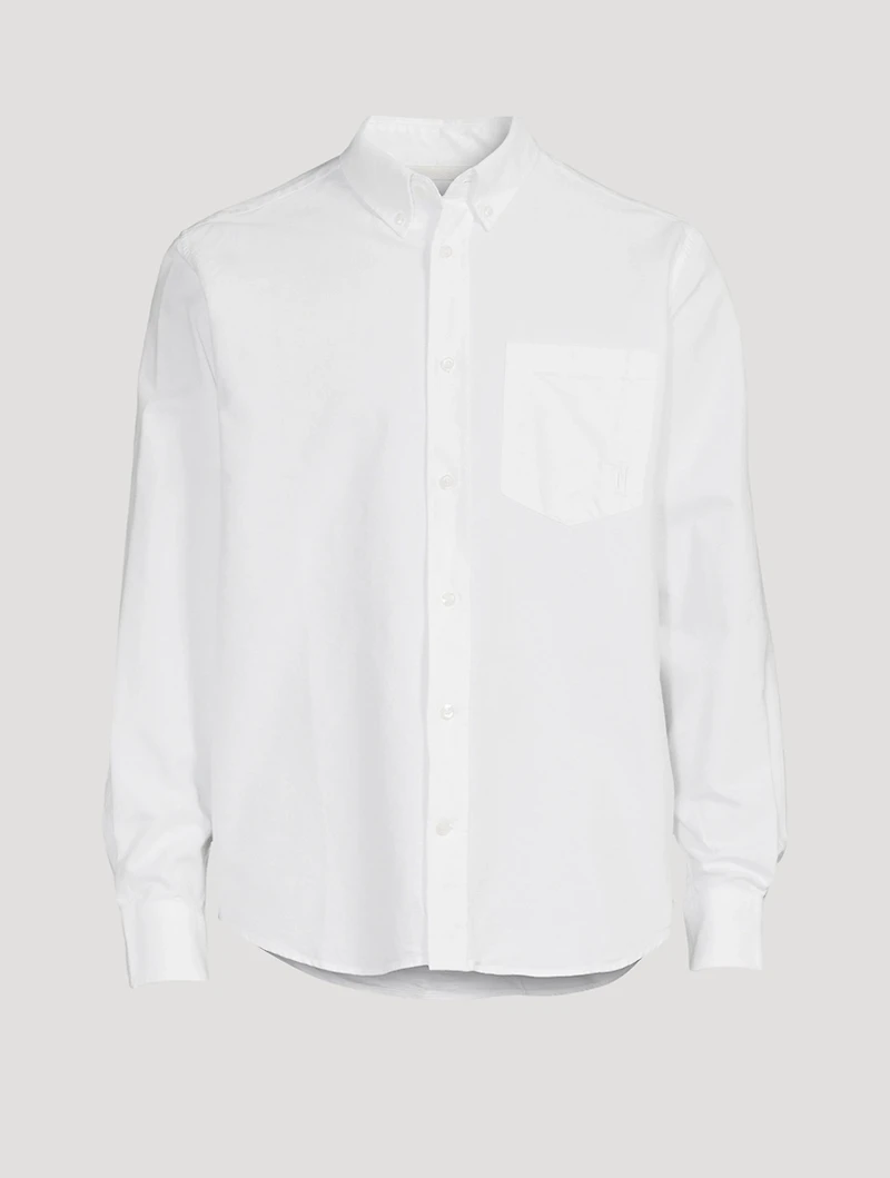 Algot Organic Cotton Oxford Shirt With Monogram