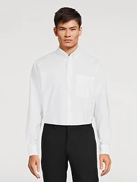 Algot Organic Cotton Oxford Shirt With Monogram