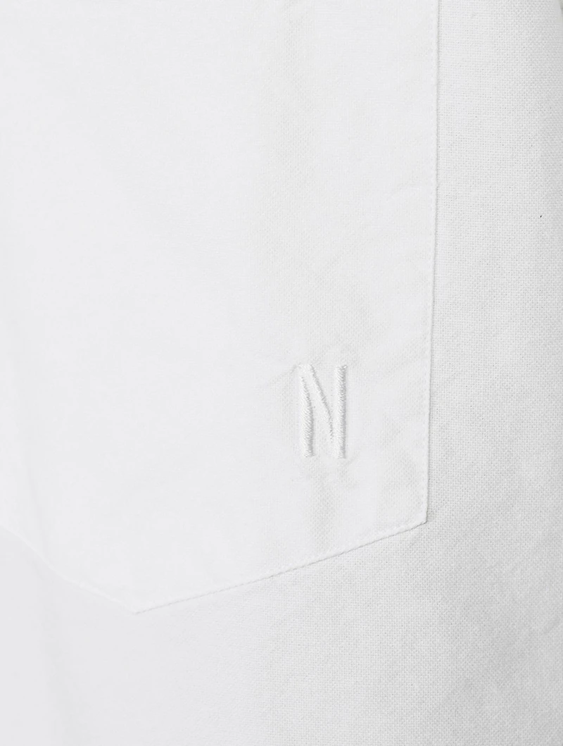 Algot Organic Cotton Oxford Shirt With Monogram