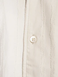 Carsten Stripe Cotton Short-Sleeve Shirt