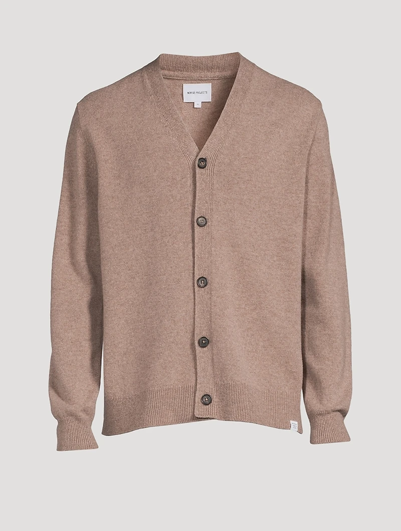 Adam Lambswool V-Neck Cardigan