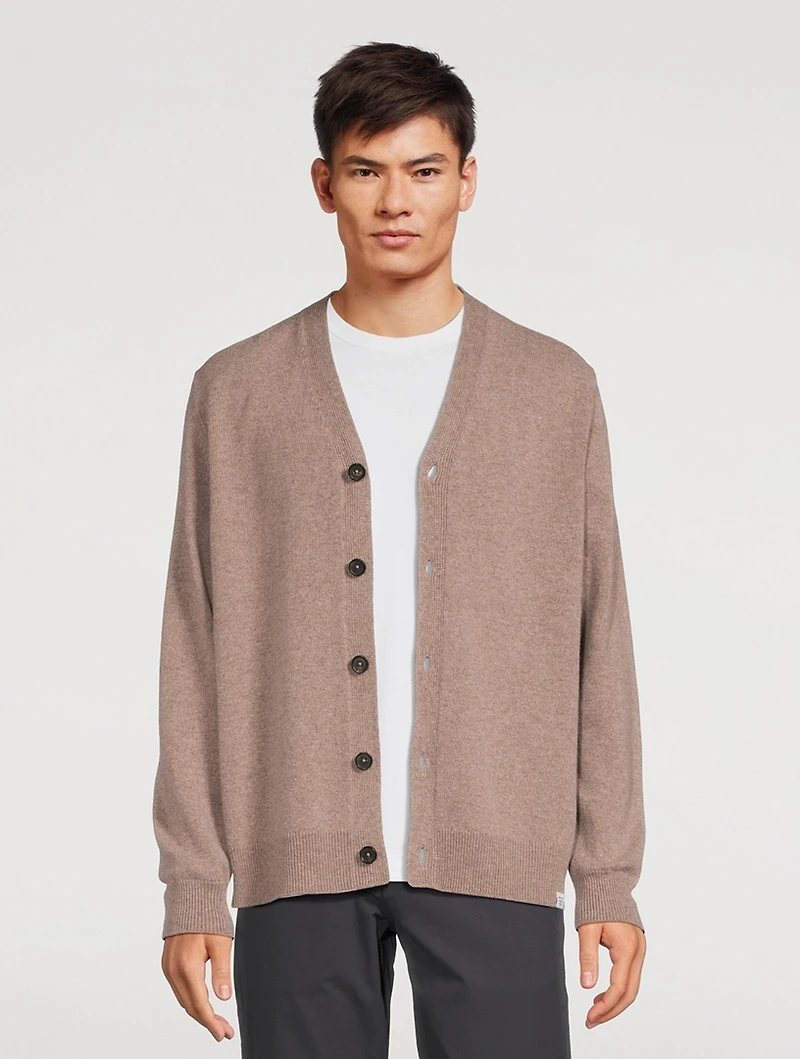 Adam Lambswool V-Neck Cardigan