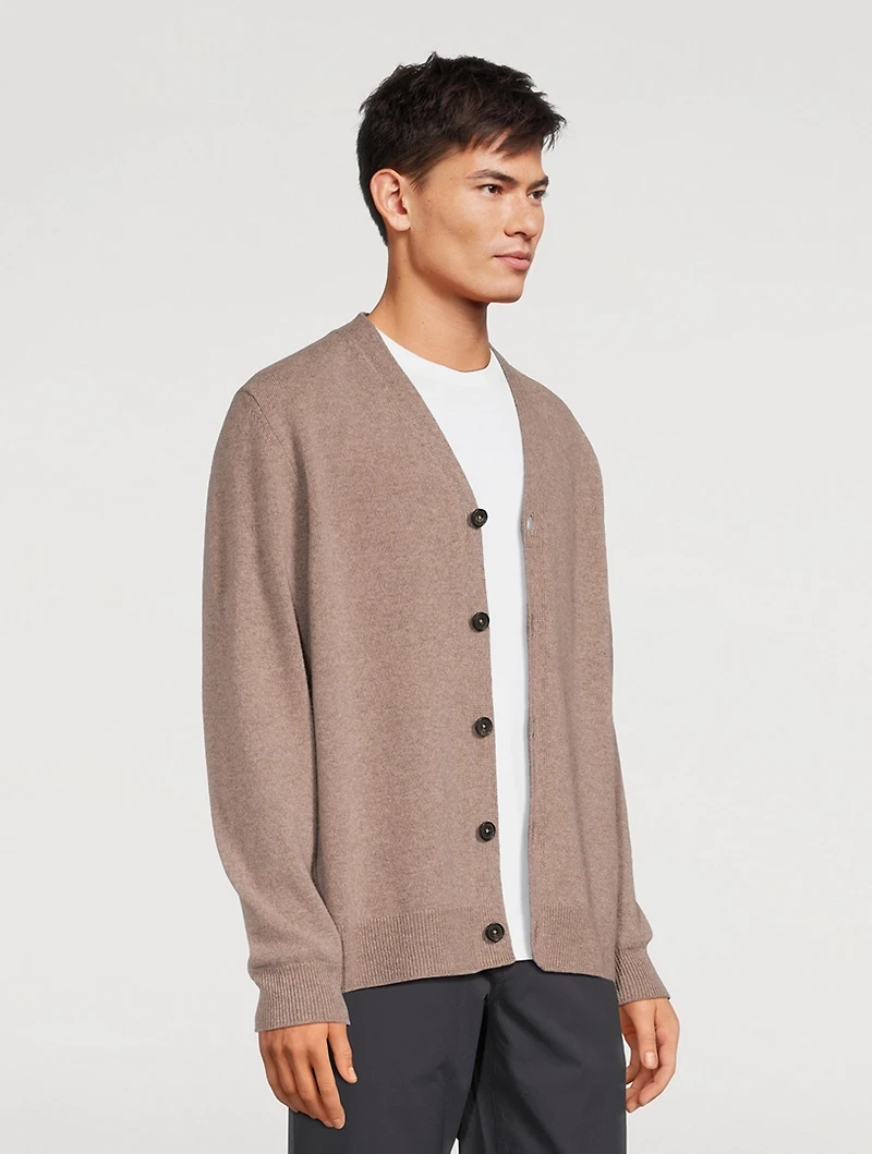 Adam Lambswool V-Neck Cardigan
