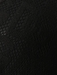 Tulle Jacquard Logo-Band Triangle Bra